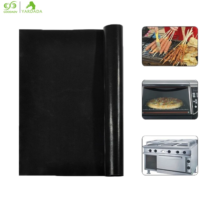 1*Non-Stick BBQ Grill Mat Barbecue Baking Liners Teflon Heat Resistant Roast For Party Reusable Cooking Tools | Дом и сад
