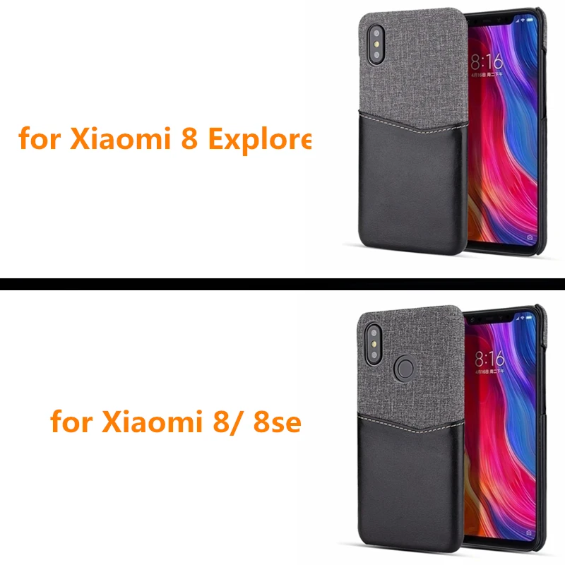 Чехол для телефона из искусственной кожи в стиле ретро Xiaomi MI 8 Explorer SE со слотом