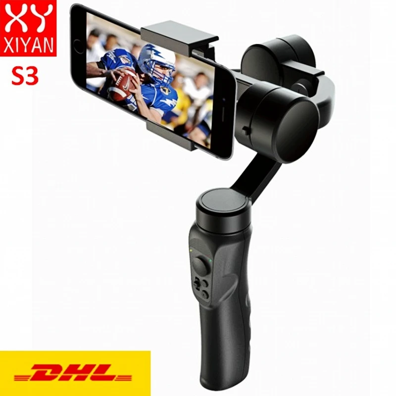2 шт. DHL Бесплатная Xiyan S3 3 оси ручной смартфон Gimbal стабилизатор модель Ручные