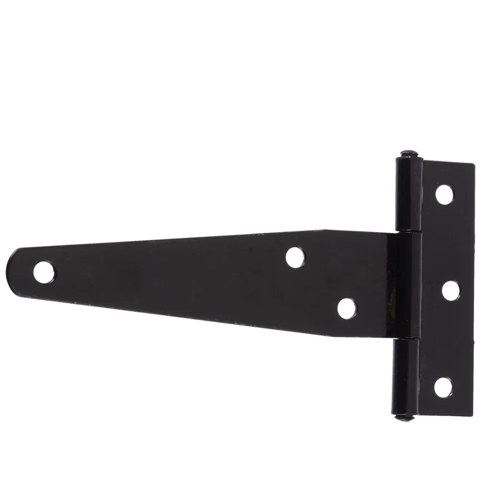 Железный петли тройник черный T шарнир для шкафа садовый сарай дверь деревянные