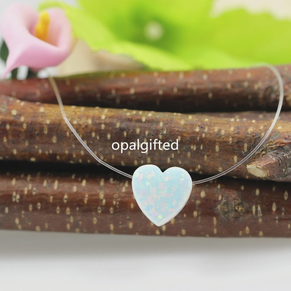 Лидер продаж прозрачная нейлоновая цепочка ожерелье с опалом Хамса прозрачное