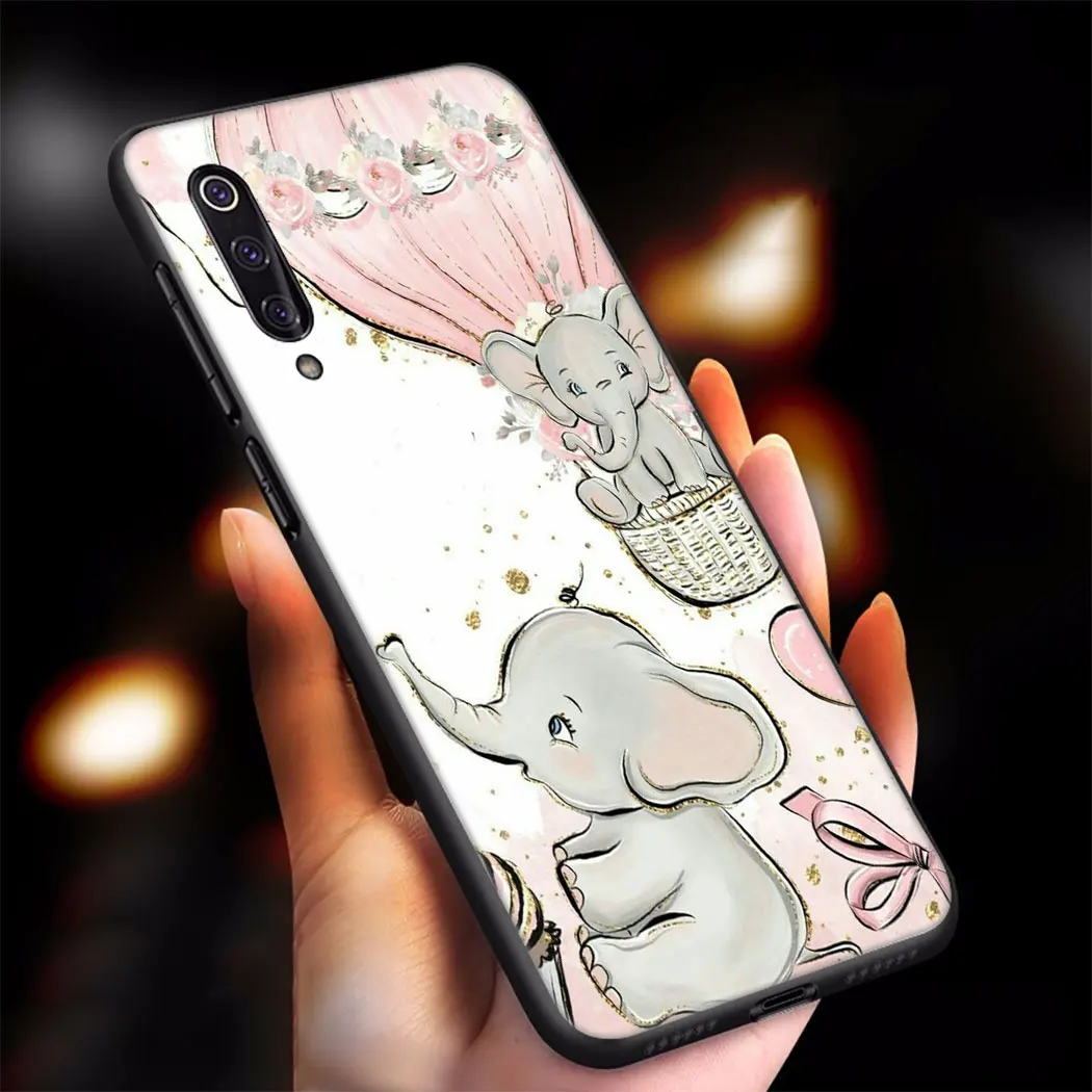 IYICAO милый Дамбо мягкий чехол для Xiaomi Mi на возраст 6 8 9 SE A1 A2 Lite F1 9T A3 Pro CC9E CC9 макс 3 5X 6X