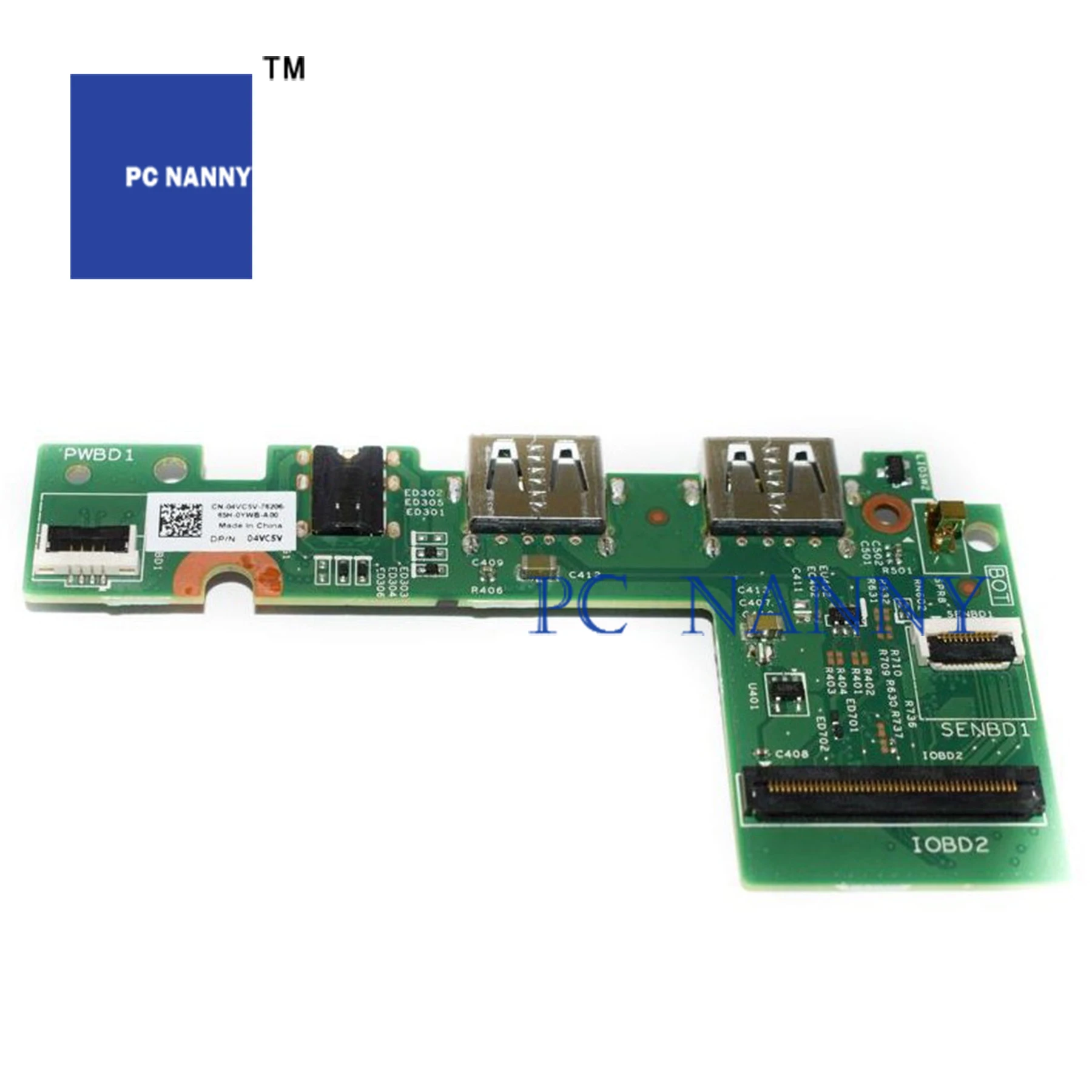 

PCNANNY FOR Dell Inspiron 3169 Audio USB Board 4VC5V 04VC5V touchpad test good