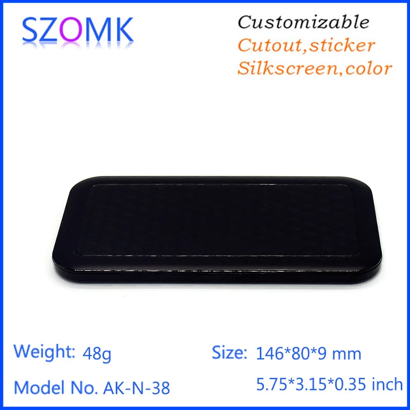 4 шт. Электроника szomk пластиковый корпус pcb project прибора сенсорный diy 146*80*9 мм|case
