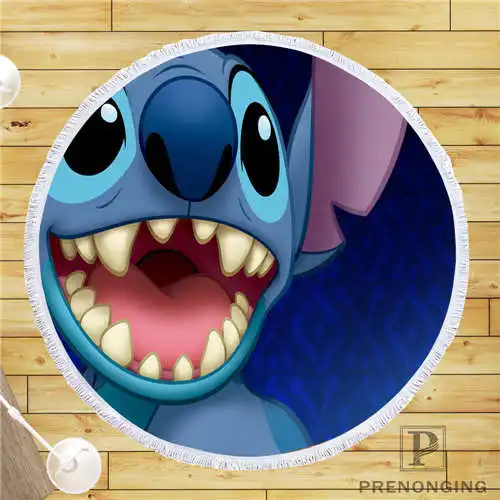 Round beach blanket Пользовательские DIY из микрофибры по индивидуальному заказу ткань стежка круглый пляжный коврик полотенце напечатано по требованию 150 см#19-01-28-4-127 - Цвет: Round beach blanket