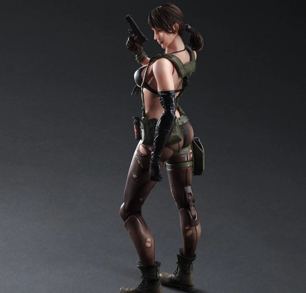 Металлическая Шестерня 5 The Phantom Pain Play Arts Kai тихий яд змея PA 25 см ПВХ фигурка кукла