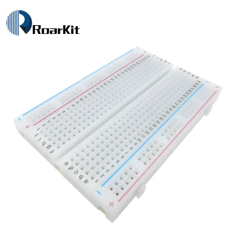 400 точечная Блокировка паяльная мини макетная плата прозрачная для arduino 83x55 мм