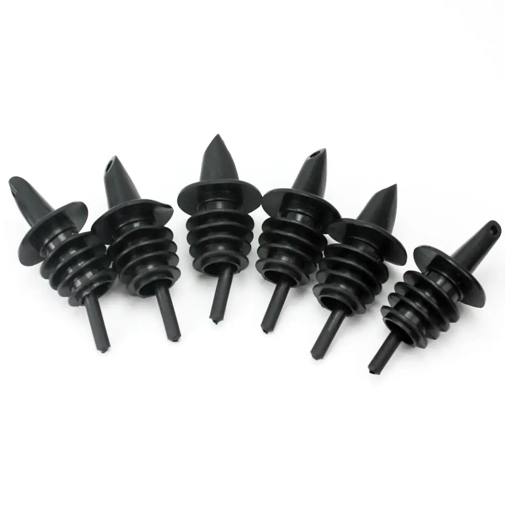 12 шт./компл. черный спиртовой разливатель пробка для бутылки вина с носиком