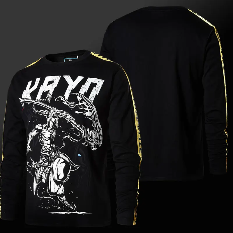 Shieda Kayn TEE7 Game Yi Shieda Kayn Keld Galio, хлопковая Футболка с круглым вырезом, модные футболки, мужская повседневная одежда - Цвет: Shieda Kayn
