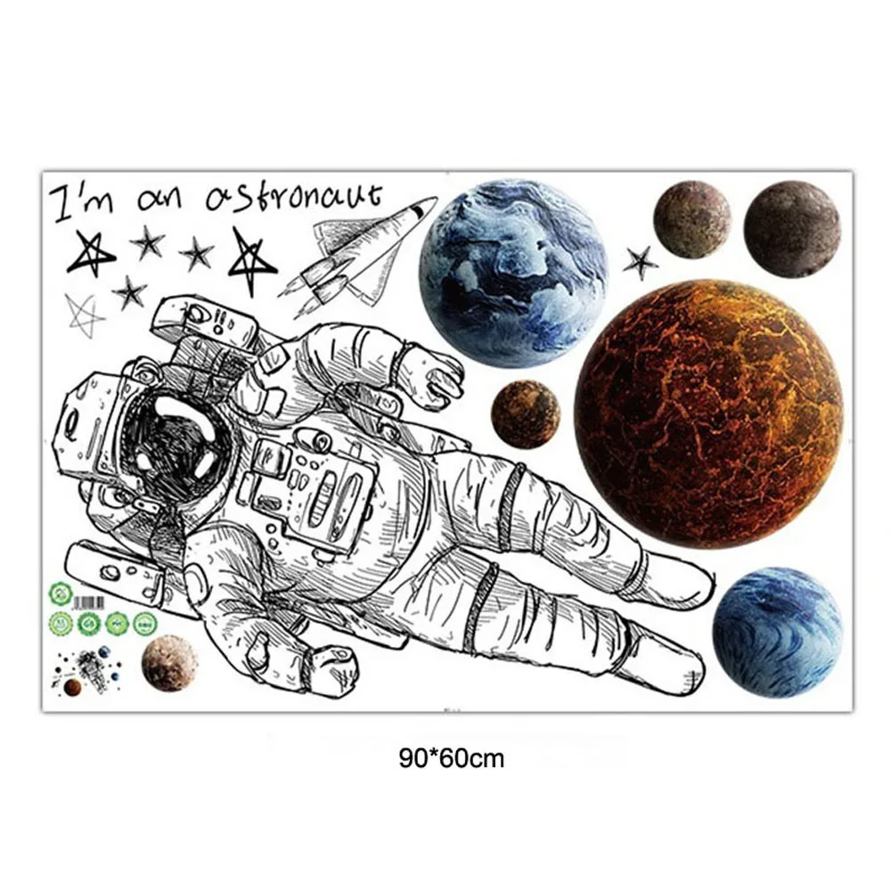 Настенная Наклейка с изображением планеты сделай сам настенный постер