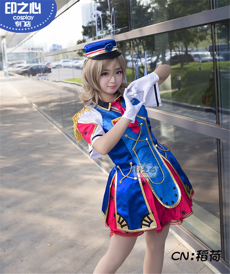 Lovelive Солнечный свет Happy вечерние поезд Tour Aqours Ватанабе вы Косплэй Костюм Хеллоуин костюм равномерное костюмы платье