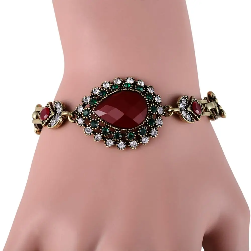 Брендовый браслет Турция для женщин Ретро богемный элегантный Капля воды