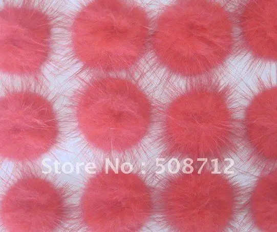 Бесплатная доставка! Норковый меховой шар украшение отделка для шитья рукоделия