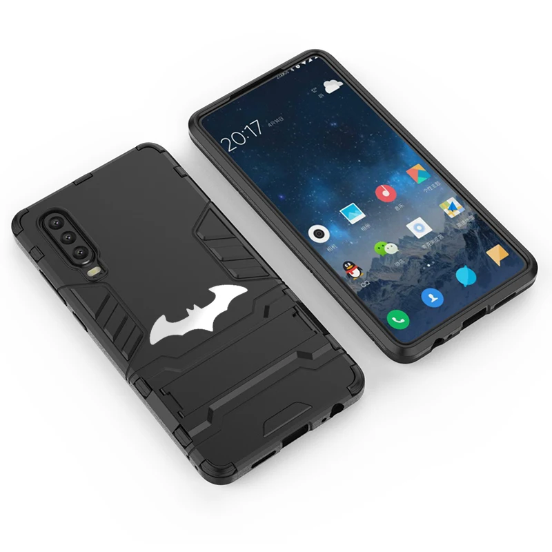 Железный человек Броня чехол для Huawei P30 P20 P10 P9 Mate 10 Lite 20 Pro P Smart Plus Y9 2019 мягкий