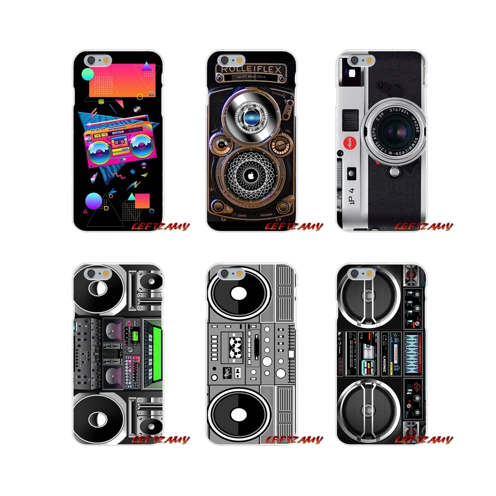 Прозрачные чехлы из ТПУ для iPhone X XR XS MAX 4 4S 5 5S 5C SE 6 6S 7 8 Plus ipod touch винтажная камера