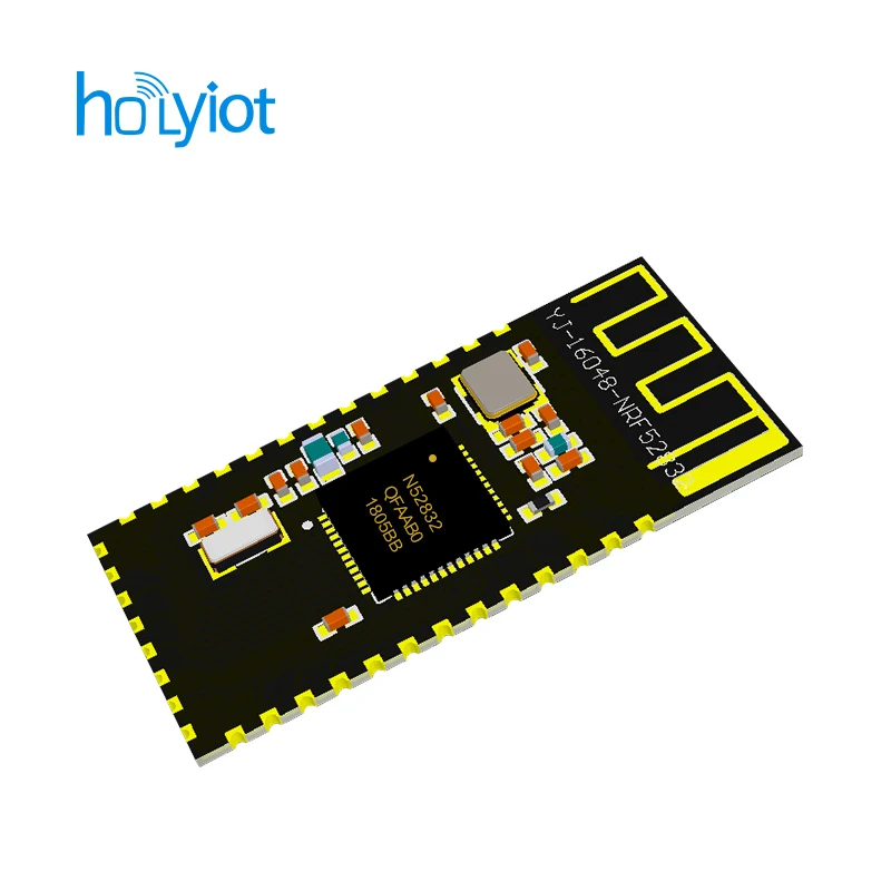 FCC CE Малый размер nrf52832 ble bluetooth модуль с низким энергопотреблением обеспечивает