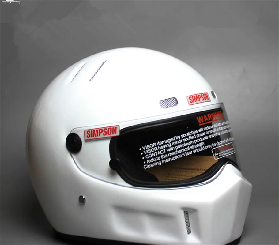 CGR ATV-1 carting capacete мотоциклетные шлемы полное лицо гоночный шлем стекловолокно усиленный пластик starwars шлем со свиньей - Цвет: white