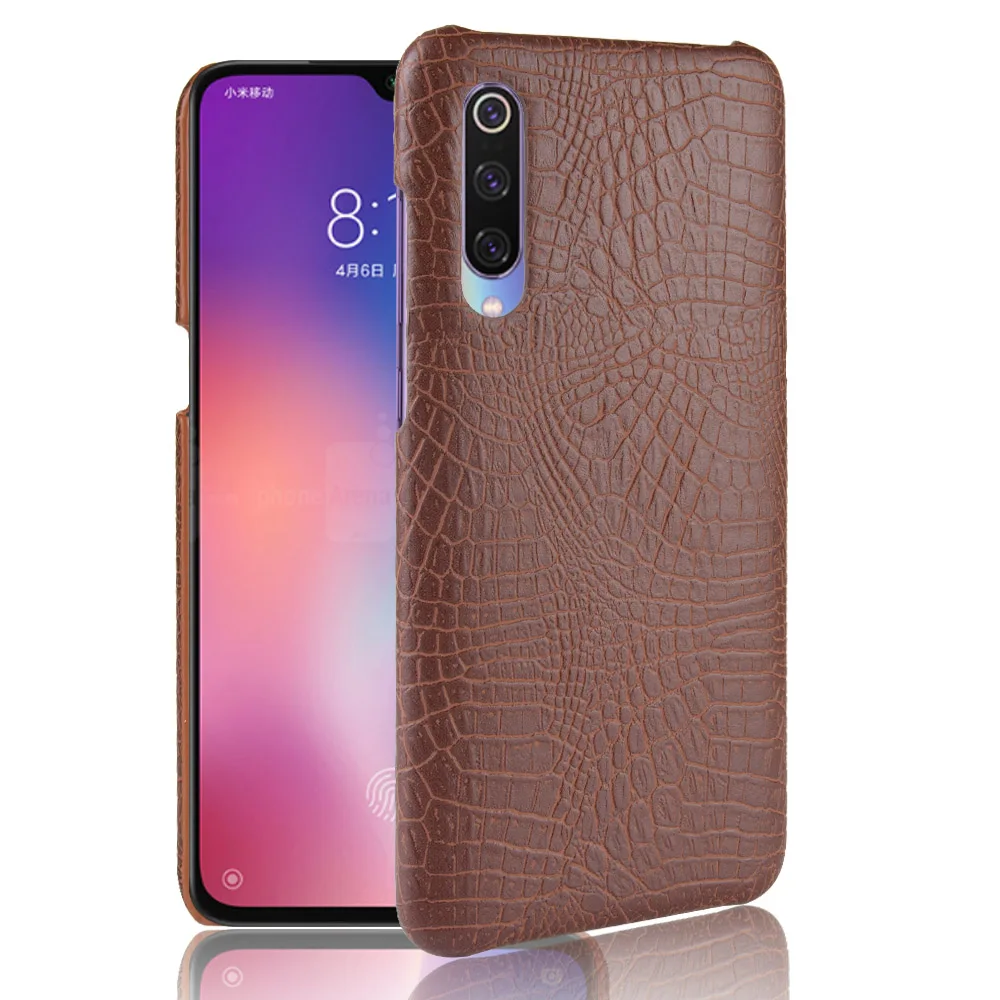 Чехол для Xiaomi mi 9 роскошный чехол из искусственной кожи с узором крокодиловой mi9 SE