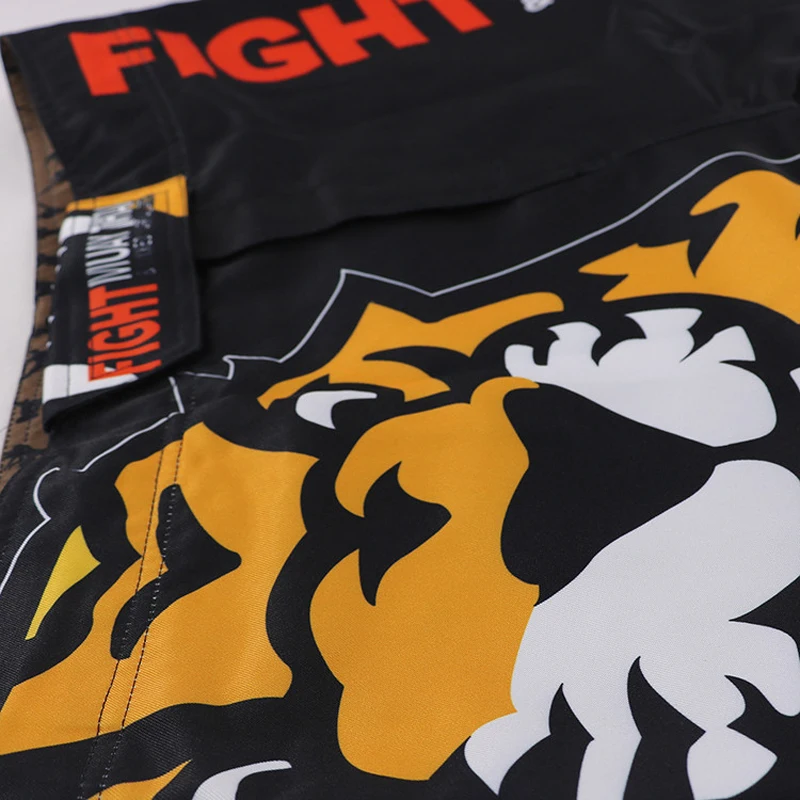 Летние Новые мужские ММА бои Муай Тай Тигры шорты UFC смешанные фитнес боевые тренировки Муай Тай Санда пот быстросохнущие