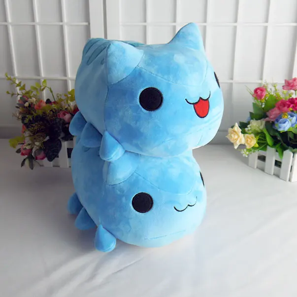 Bugcat Capoo косплей синий милый игрушечный Кот Аниме 30 см Фаршированная и плюшевая