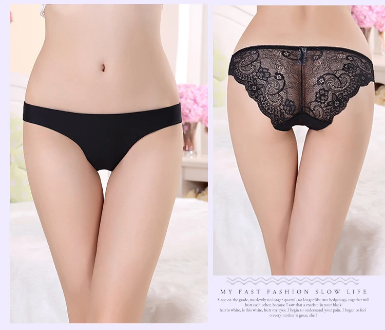 4 шт./лот женские сексуальные кружевные трусики бесшовное нижнее белье