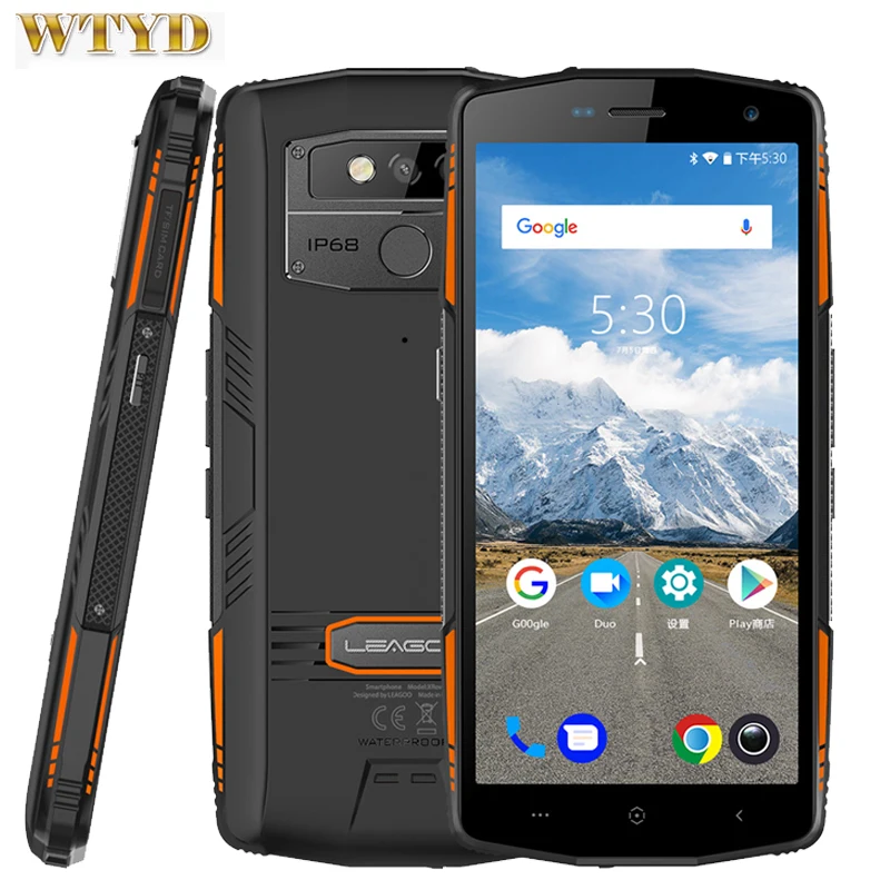 LEAGOO XRover смартфон IP68 NFC Face Unlock 5 72 &quotIPS Octa Core 6 ГБ 128 Гб 13 МП Двойная камера Быстрая