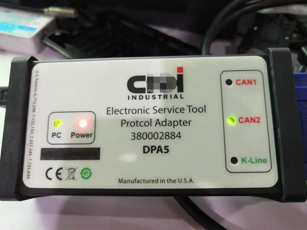 New EST 8.6 Holland Electronic Service Tools Protcol adapter 380002884 DPA5 Diagnostic Procedures NewHolland support K-line |