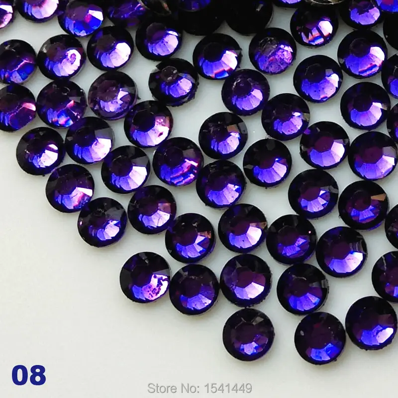 

1000pcs/bag DIY 14 facets 2mm nail art resin rhinestone crystal coloured glaze rhinestone, beauty cell phone jewelry shoes 05~08