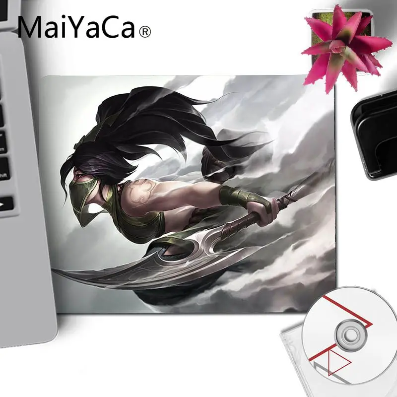 MaiYaCa мой любимый Akali Лига Легенд Офисная мышь резиновый коврик для мыши лидер