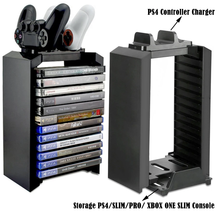 Консоль PS4 Slim Pro многофункциональная Игровая приставка для хранения дисков с