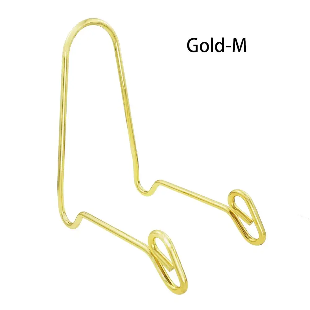 Gold-M Artlive Дисплей мольберт со стойкой железная чаша подставки для дисплея Большие глубокие чаши, тарелки и глубокие блюда - Цвет: Gold-M