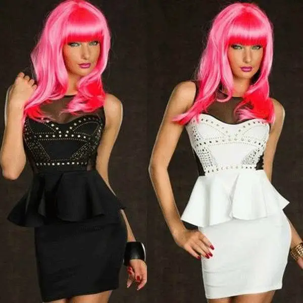 Платье без рукавов с блестками круглым вырезом украшенное Сетчатое платье