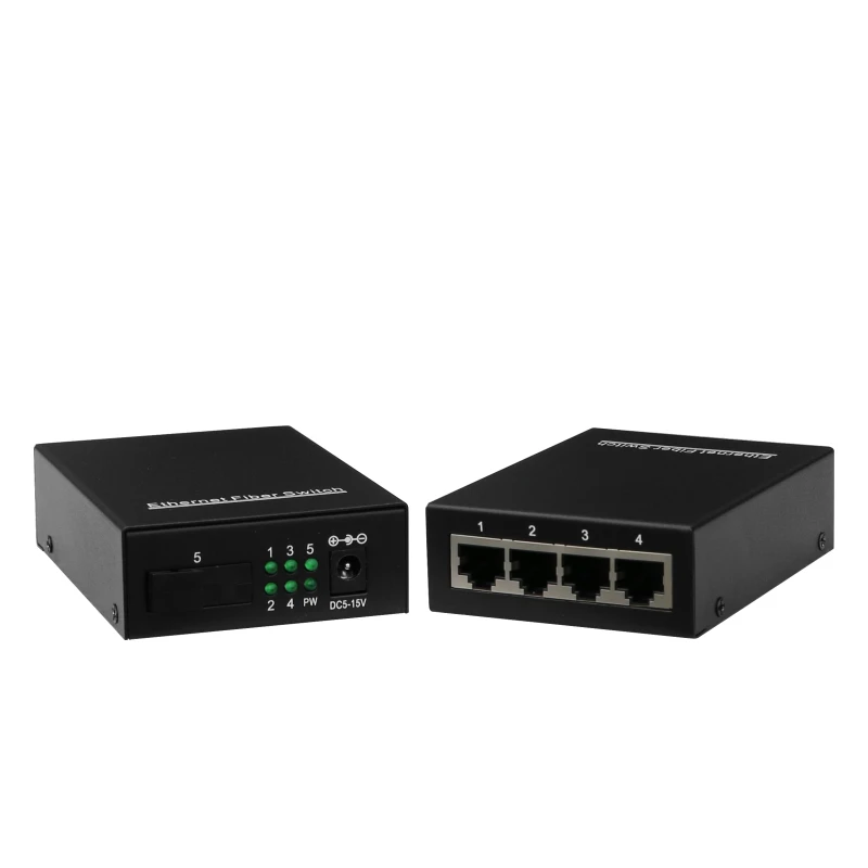 Ethernet коммутатор 10/100 м для быстрой локальной сети волоконно оптический медиа