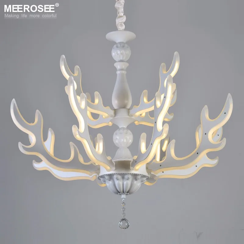 

Modern LED Chandelier Light Fixture Deer Horn LED Acrylic Lamp Hanging Suspension Home Lighting with various sizes available