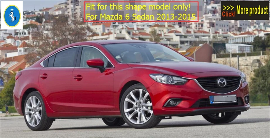 

Yimaautotrims For Mazda 6 ATENZA Sedan 2014 2015 Window Visors Awnings Wind Rain Deflector Visor Guard Vent Protection Kit