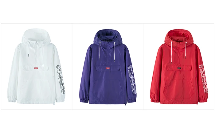 SEMIR мужская куртка с капюшоном на молнии, мужская спортивная куртка с капюшоном на шнурке, куртка с принтом, с карманом-кенгуру, на молнии сбоку, уличная одежда