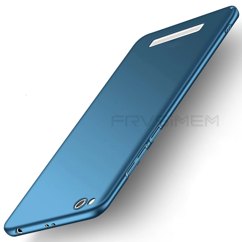 Тонкие Чехлы Frvsimem для XiaoMi RedMi 4A 4X 5A Note 4, глобальная версия, красные Mi 4X Pro Prime, модные Матовые чехлы для телефонов из ПК - Цвет: Синий