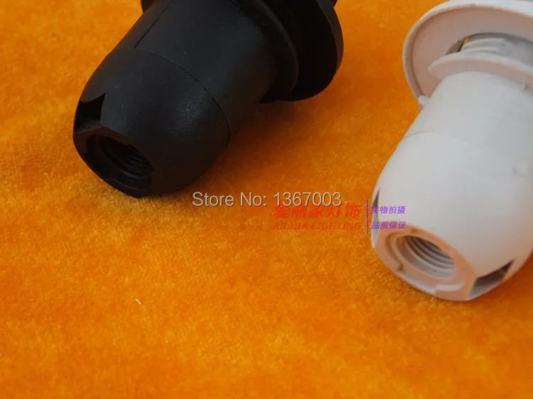 10 шт. держатель для лампы E14 с полузубьями черного и белого цвета|lighting accessories|screw lamp