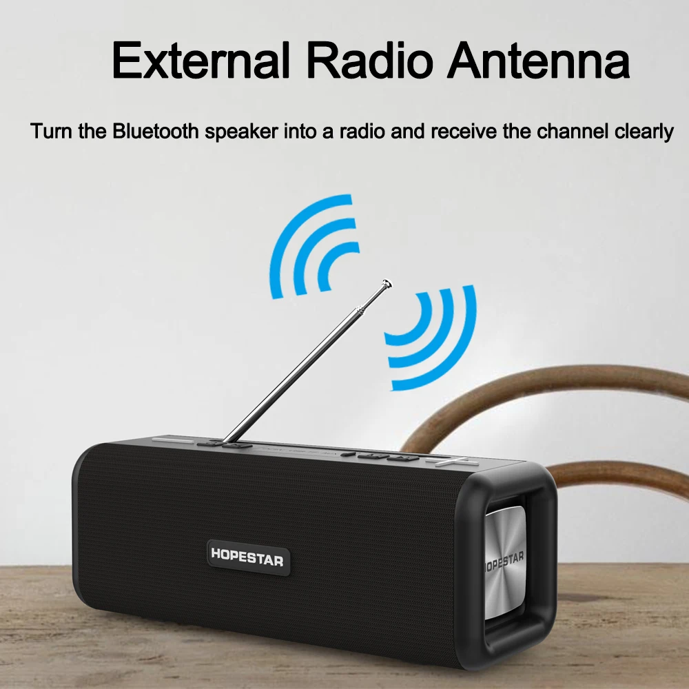 HOPESTAR T5 беспроводной Bluetooth 4 2 динамик Водонепроницаемый 10 Вт коробка FM цифровой