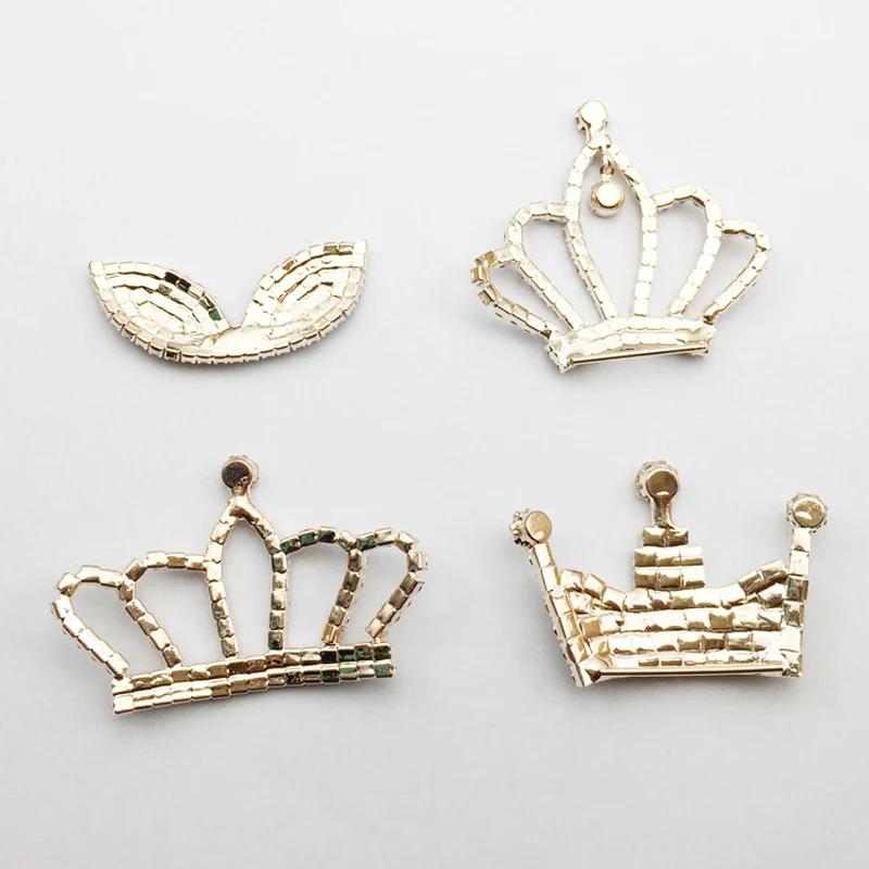 50pcs Strass Jewelry Charms Rhinestone Buckle Hair Accessories Princess Crown Crystal Wedding Brides Hairpin Invitation Decor | Дом и сад