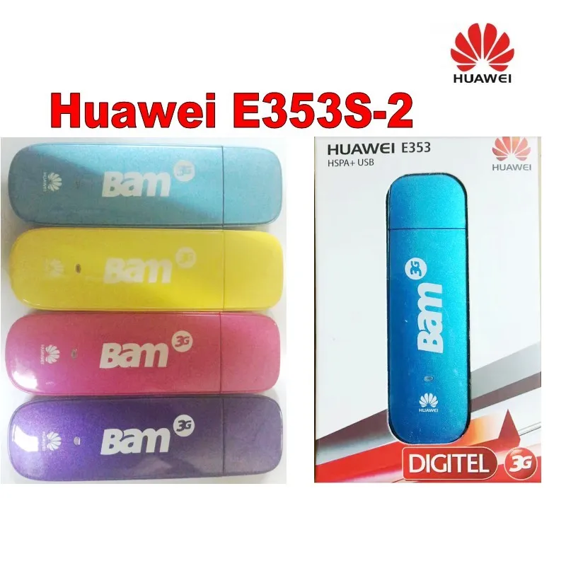Lot of 200pcs Original Unlocked Huawei E353 3G Wireless Modem 21M USB Stick,DHL shipping