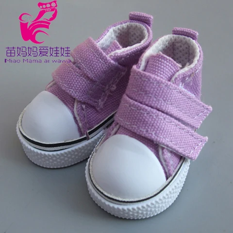 A Model Purple 5 см кукольная обувь джинсовые кроссовки для ручной работы тканевые художественные куклы, джинсовая парусиновая мини-игрушка обувь для ручной работы русская кукла - Цвет: A Model Purple
