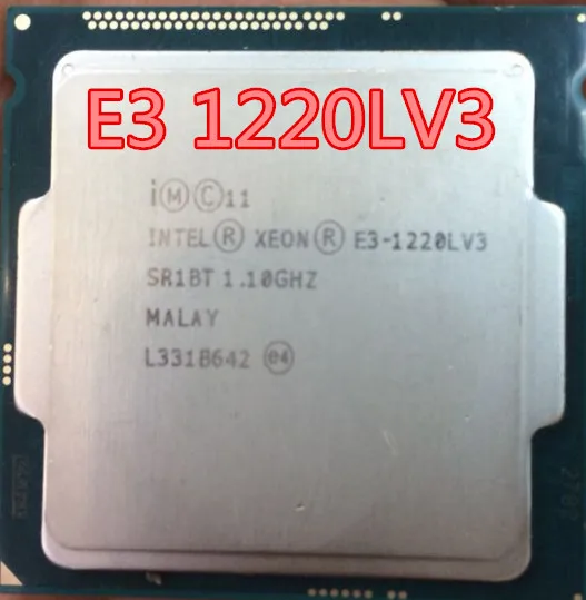 Процессор Intel Xeon Φ V3 E3 1220LV3 e3 1220LV3Dual Core процессор LGA1150 для настольного компьютера