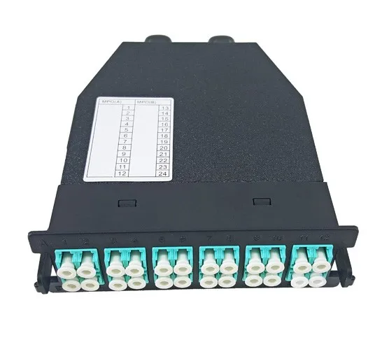 FirstFiber MPO/MTP кассеты 24 волокна MPO к LC дуплексный полный загруженный ODF стеллаж