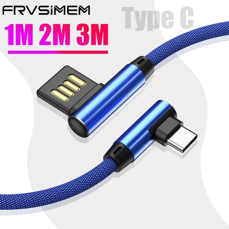 1 м 2 3 USB Type C кабель для зарядки Быстрая зарядка 2.1A 2A A 0 зарядный Samsung Xiaomi Huawei