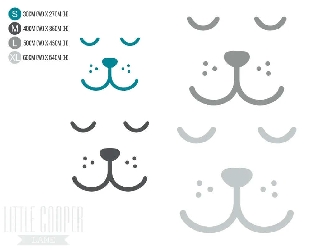 Виниловая наклейка на стену с сонным медведем закрытыми глазами лицом медведя