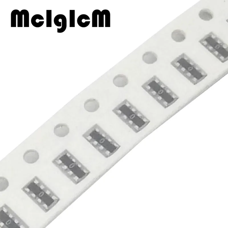 Mcigicm 5000 шт. SMD исключение 0603 8P4R 2*4 P Сеть резистор массив 68 75 82 91 100 Ом|100 ohm|network