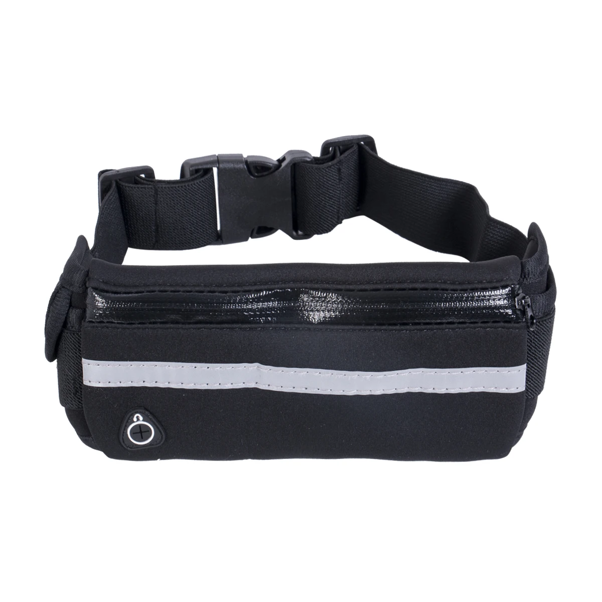 Черный Waist Bum Bag Fanny Pack Belt Money For Running Jogging Cycling Phones Sport Running Waterproof Belt Waist Bag - Цвет: Черный
