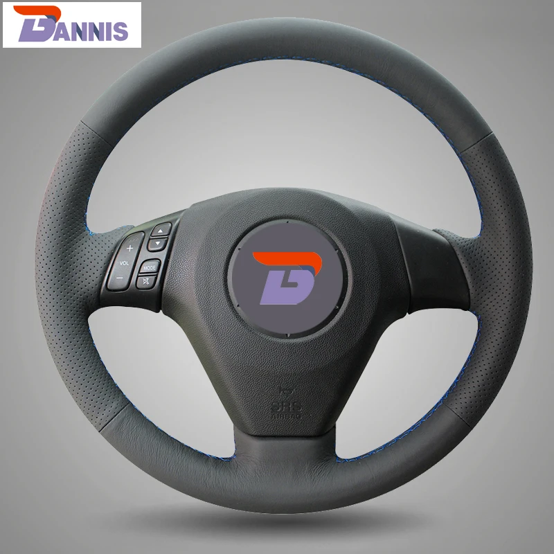 Чехол на руль для старой Mazda 3 5 6 Pentium B70 из искусственной кожи|steering wheel cover|wheel coverwheel - Фото №1
