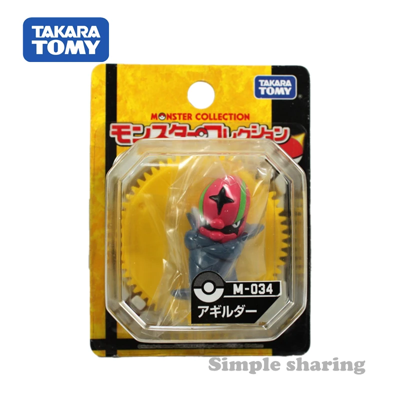 Фигурка покемона TAKARA TOMY Tomica агилдер Accelgor M034 поп-аниме детские игрушки карманный